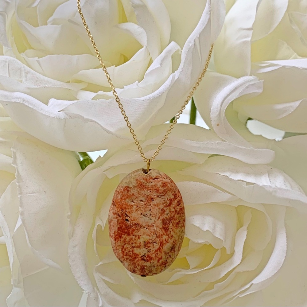 Handcrafted Natural Gemstone Pendant Necklace